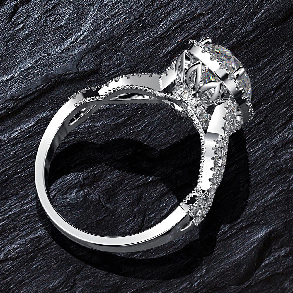 water drop ring; sterling silver rings; Eamti;