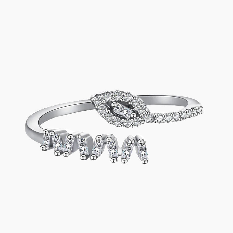 sterling silver rings; stylish wedding rings; Eamti; amulet ring