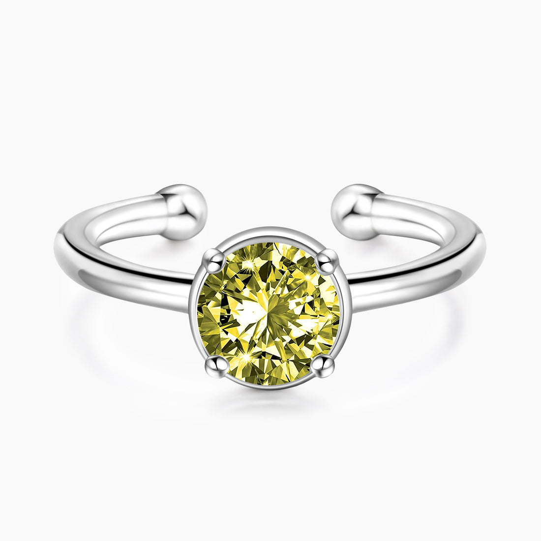 peridot birthstone, birthstone ring, cz rings
