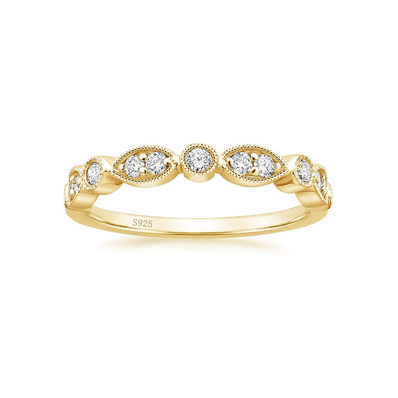 gold plated rings; eternity rings for women; Eamti;