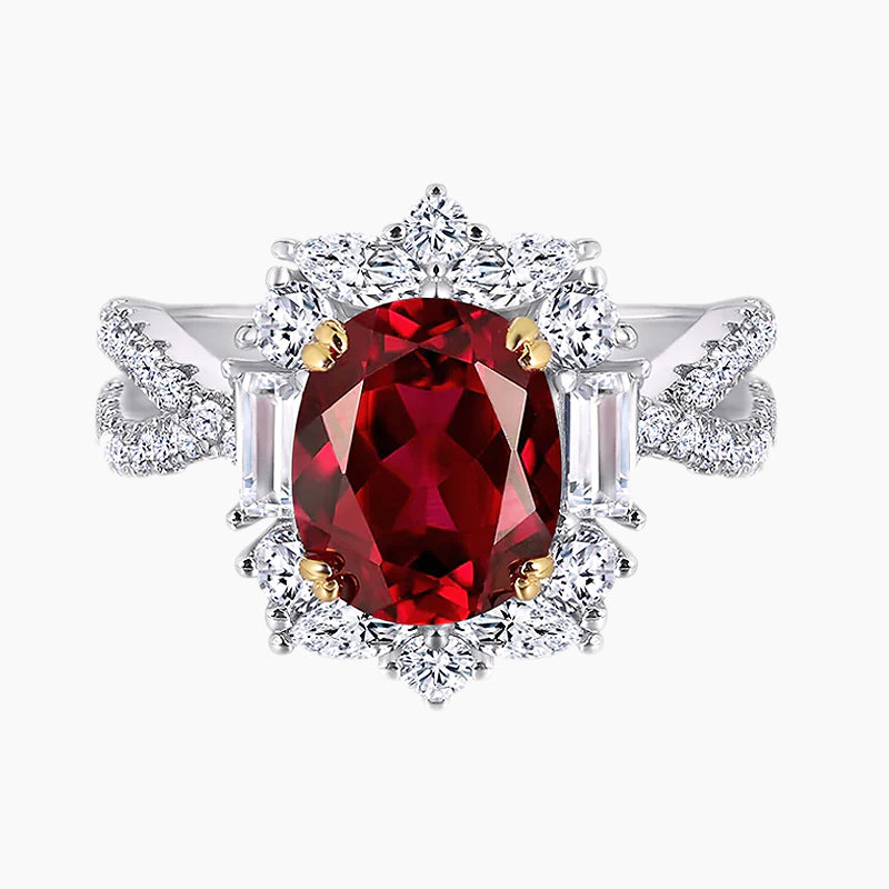 ruby sterling silver rings; stunning rings for women; Eamti;