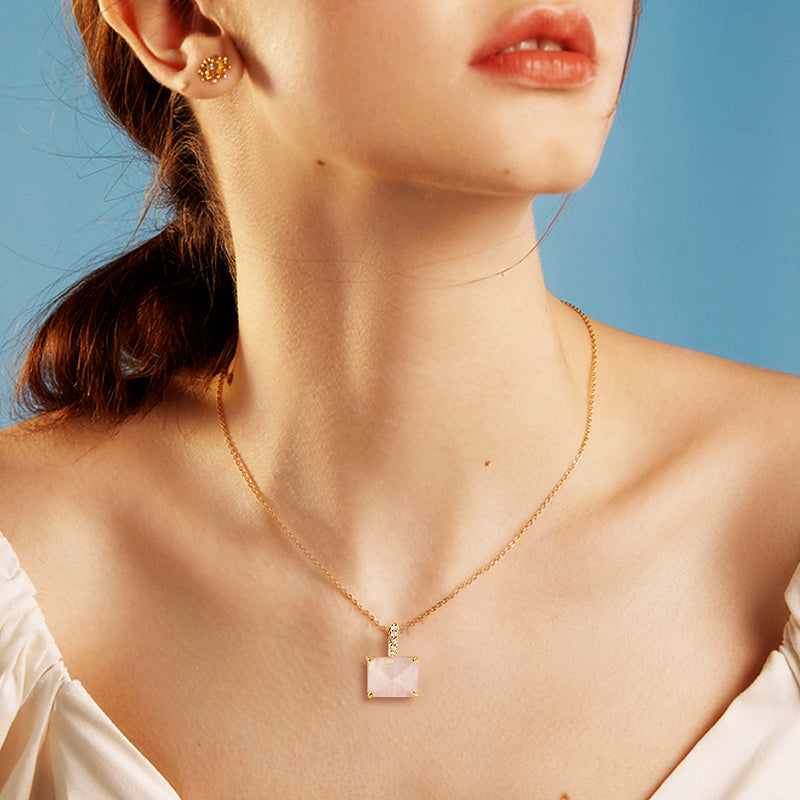 925 Sterling Silver Gemstone Necklace