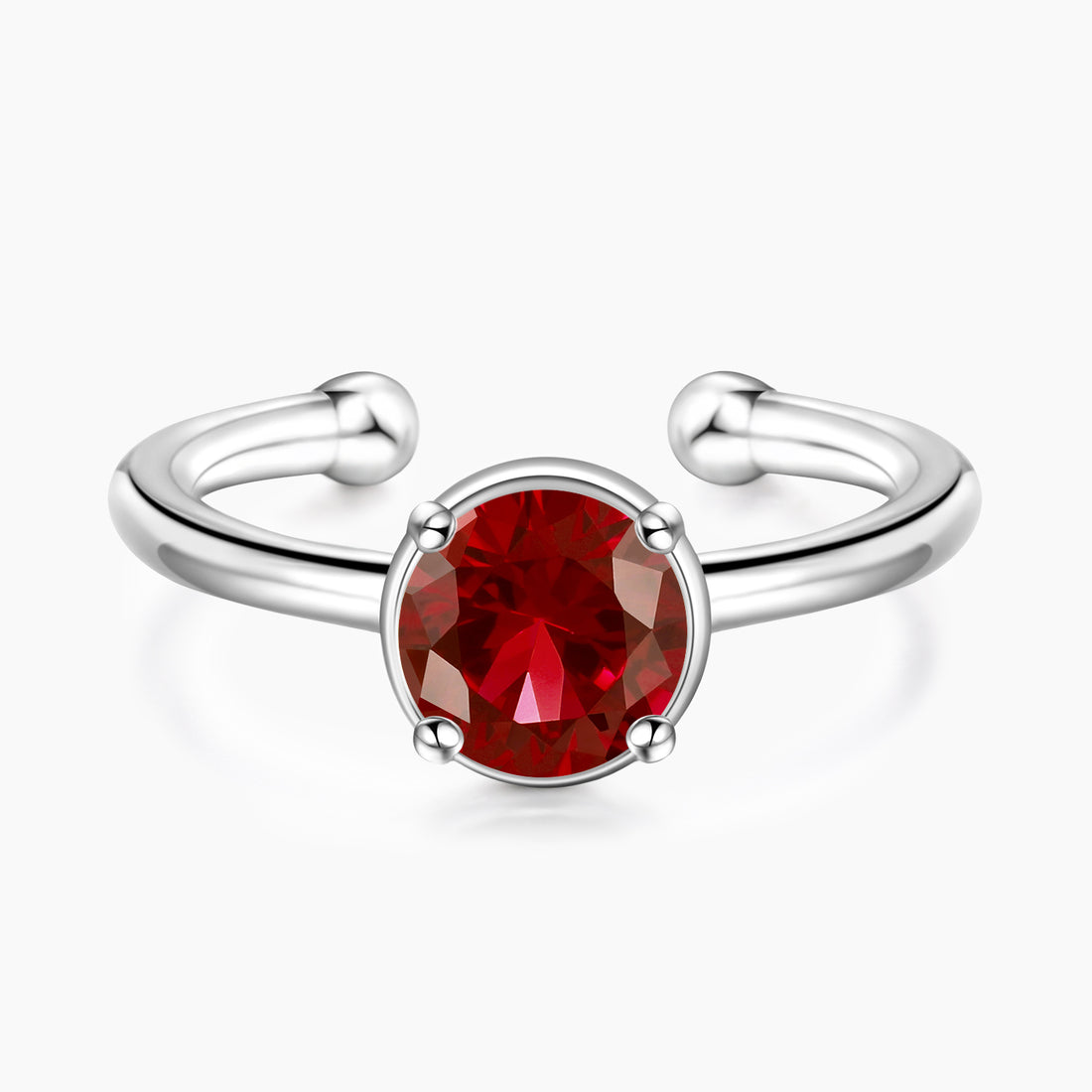 july birth stone, ruby birthstone, cz rings, cheap rings, stacked wedding rings, two stones