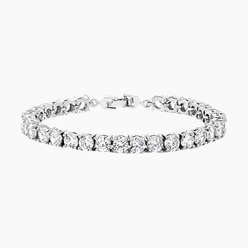 Sparkling Round Cubic Zirconia Women's Tennis Bracelet