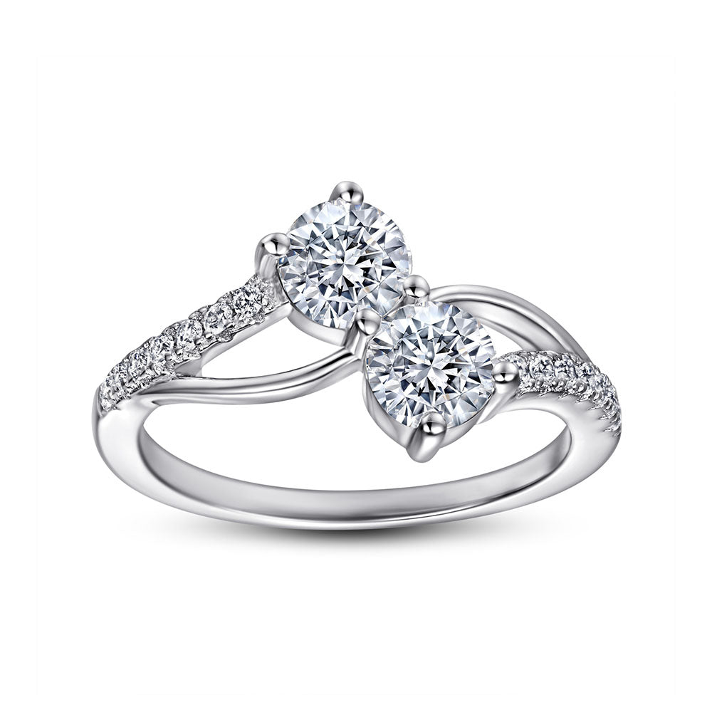 two-gems rings; quality wedding rings; Eamti;
