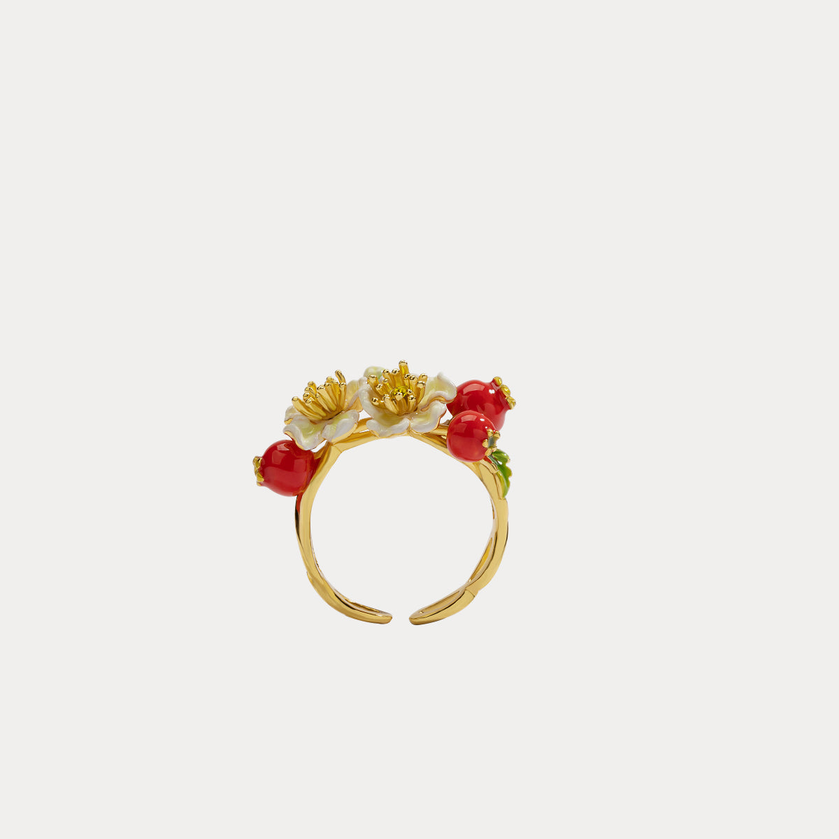 Cranberry Flowers Ring