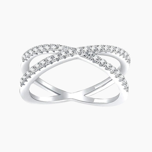 criss cross rings; sterling silver rings; Eamti;