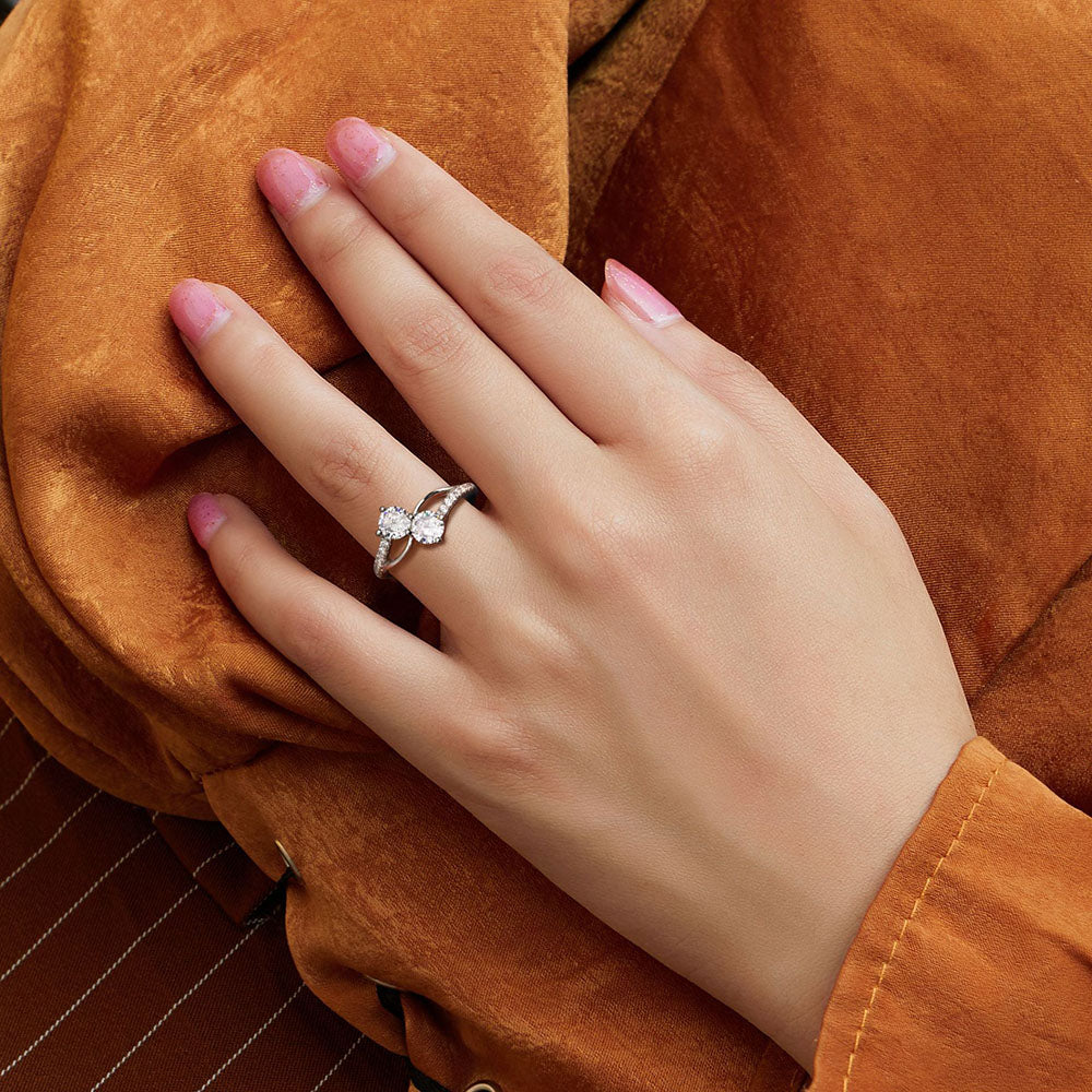 two-gems rings; quality wedding rings; Eamti;