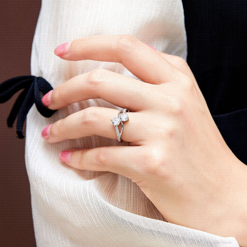 two-gems rings; quality wedding rings; Eamti;