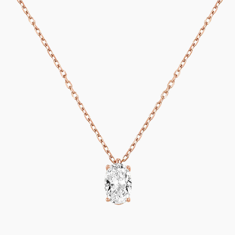 14K Gold Plated CZ Pendant Necklace