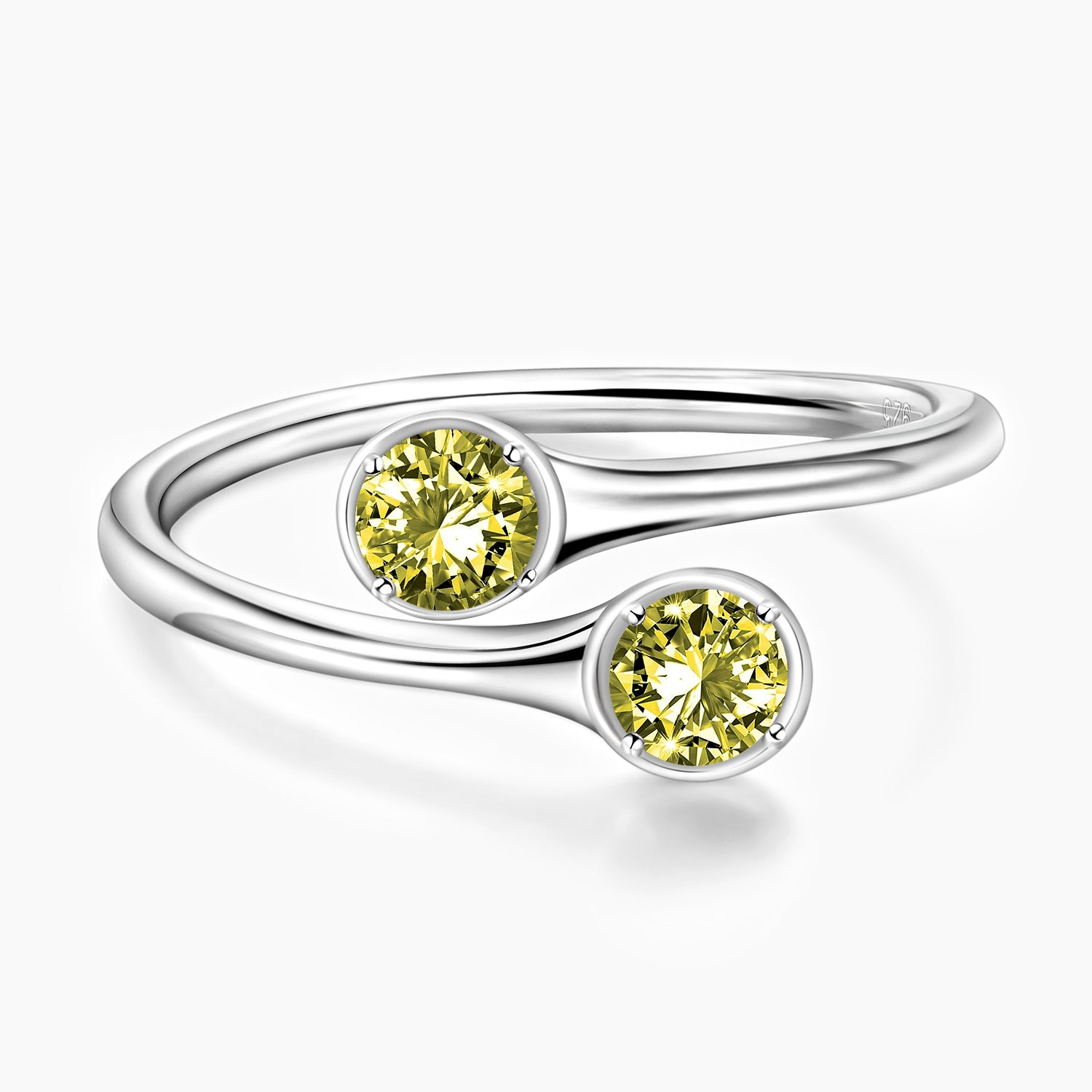 August Double Peridot Birthstone