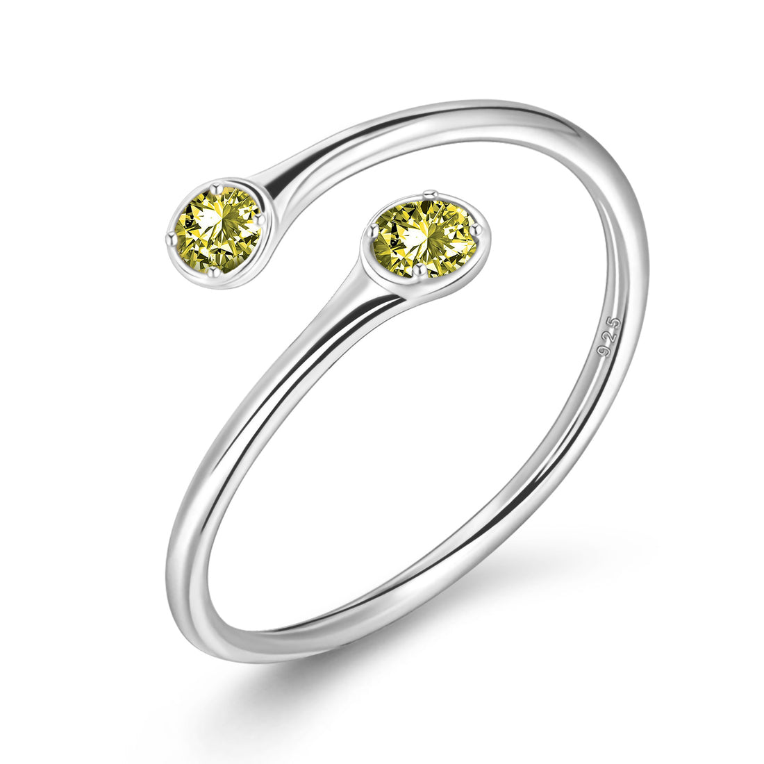 August Double Peridot Birthstone