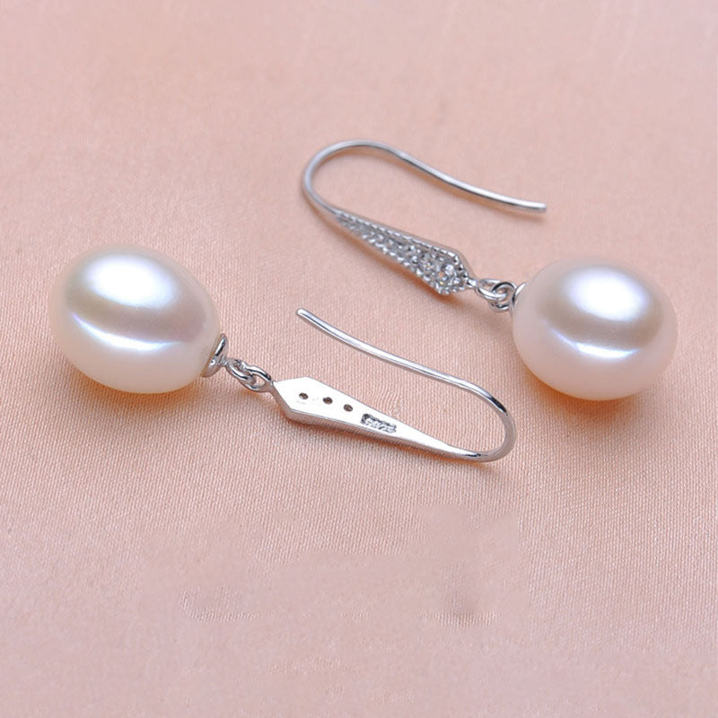 Pearl 925 Silver Drop Earring