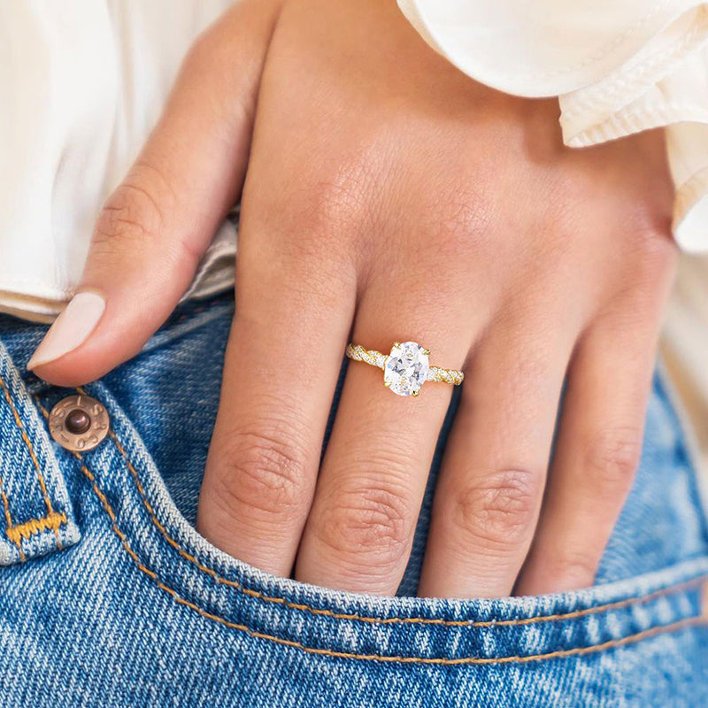 silver oval ring, oval cut ring, oval engagement rings, oval wedding rings, cubic zirconia engagement rings for women, bridal jewelry, wedding jewelry