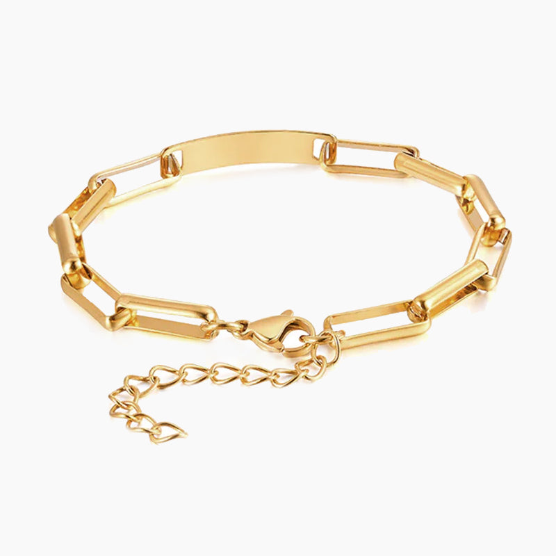 paperclip chain bracelet; bracelet for women; Eamti;