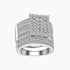 cubic zirconia rings, stunning wedding rings for women, Eamti, cluster ring, sterling silver ring, cubic zirconia engagement ring, affordable jewelry, travel ring, CZ Stones