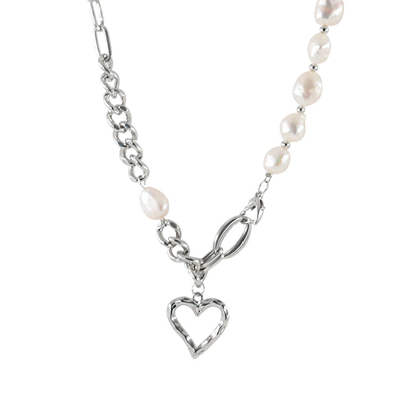Pearl Love Pendant Necklace