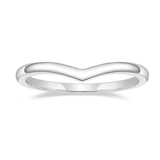 sterling silver rings; simple wedding bands; Eamti;