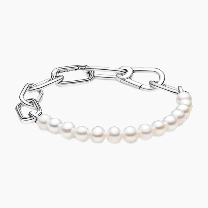 925 silver pearl bracelet; silver bracelet for women; Eamti;
