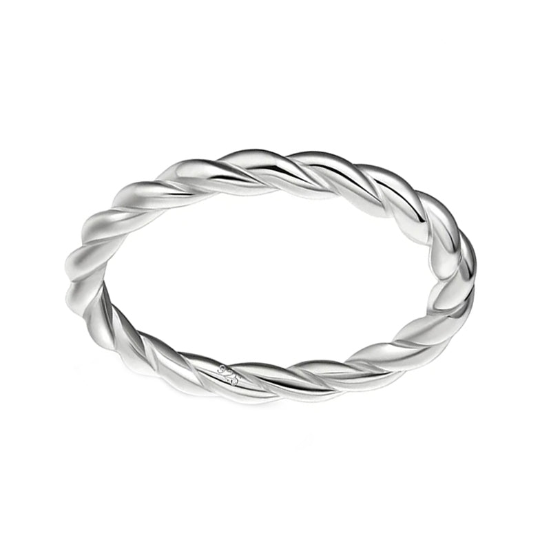 simple wedding bands; twist finger rings; Eamti;