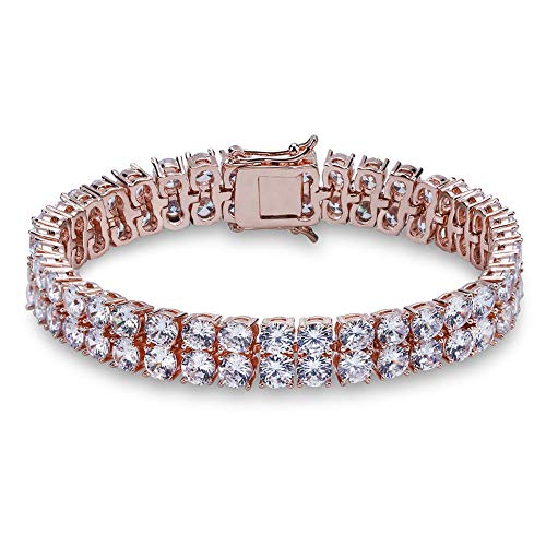 rose gold bracelet for women; tennis bracelet; Eamti;