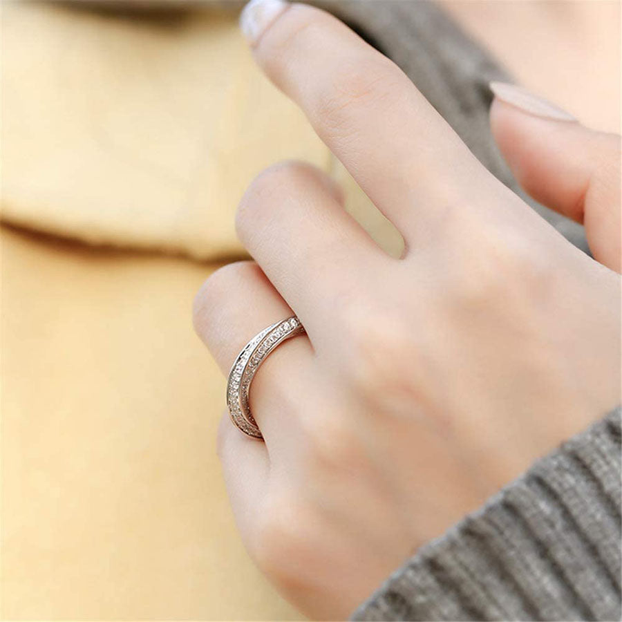 sterling silver rings, twisted gems ring, silver twist ring, wedding band for men, mens wedding band ring under $50