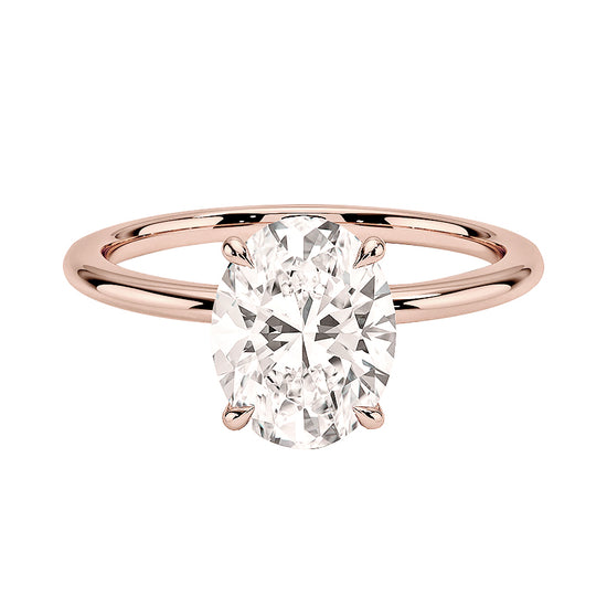 gold plated rings; quality engagement rings; Eamti; oval zirconia ring; cubic zirconia oval ring; 925 engagement ring; Eamti Fine Jewelry;