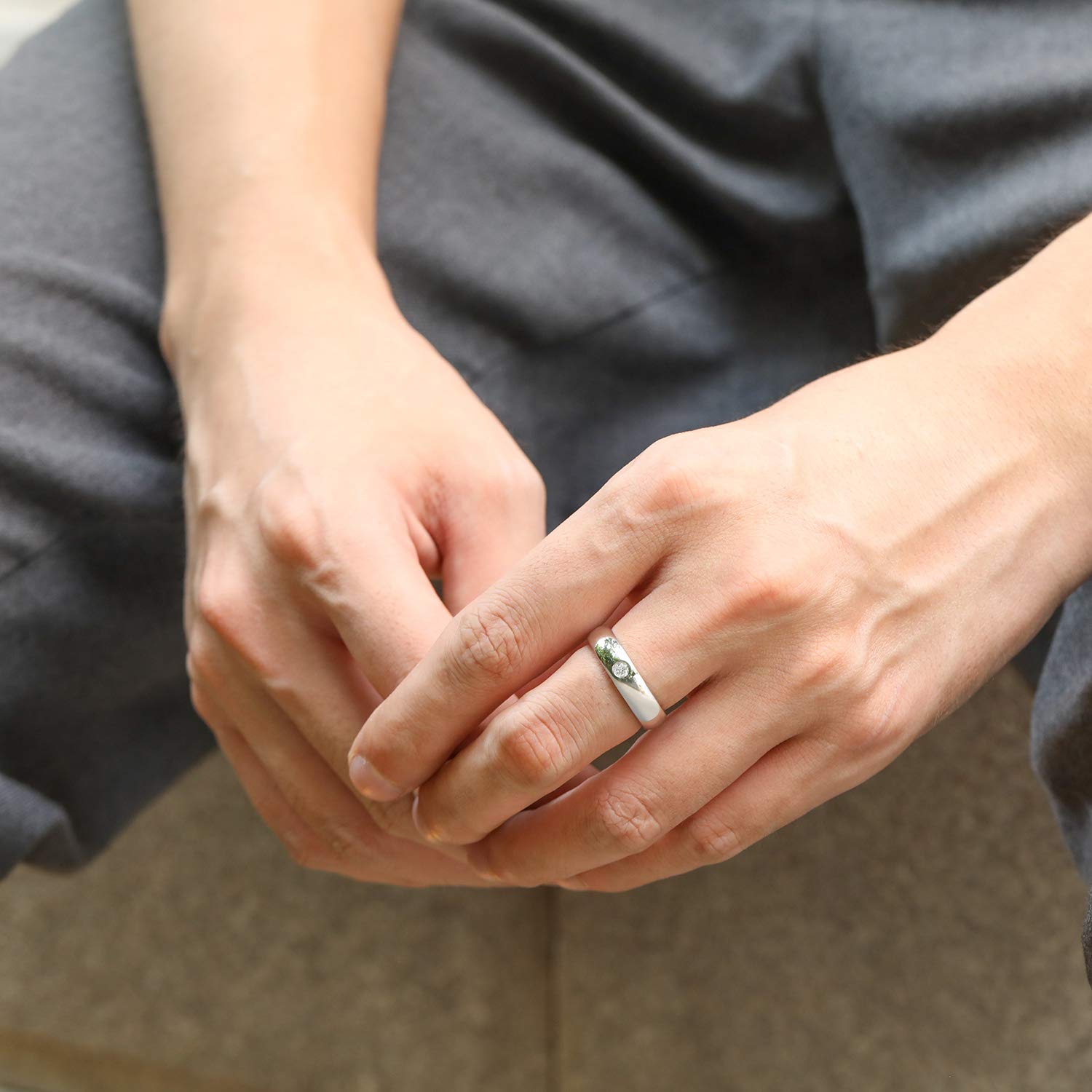 silver band rings, sterling silver rings, Eamti, inexpensive promise ring for men, cheap wedding rings for him, his hers wedding, 5mm wedding band, mens wedding band