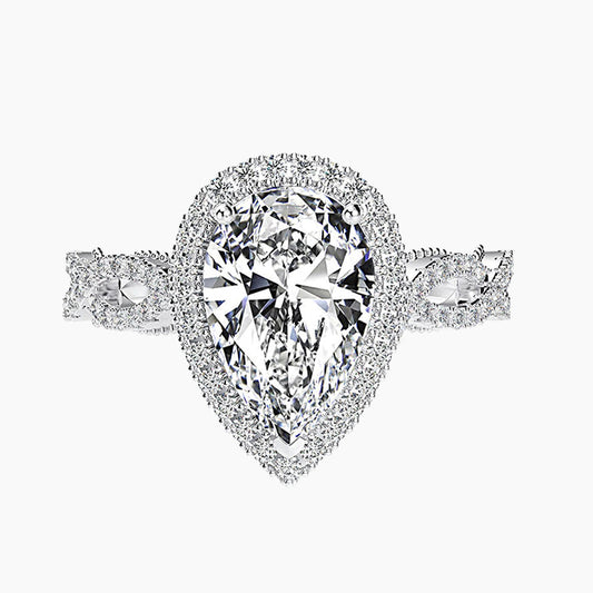 stunning wedding rings; vintage engagement rings; Eamti; teardrop ring; teardrop engagement ring; teardrop emerald ring ; teardrop wedding ring;