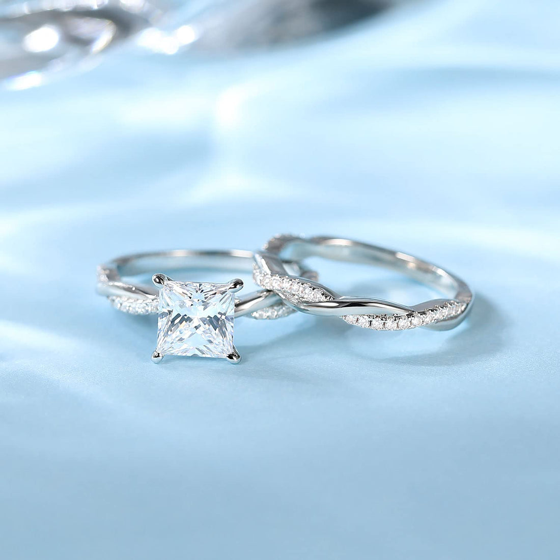 shiny engagement rings; affordable wedding rings; Eamti;