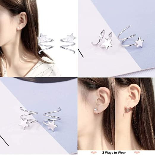 sterling silver earrings; women's earrings; Eamti;