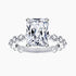 stunning rings for women; sterling silver rings; Eamti, cubic zirconia ring, stackable ring, affordable jewelry for woman, cheap ring under $50, radiant cut, radiant cut rings