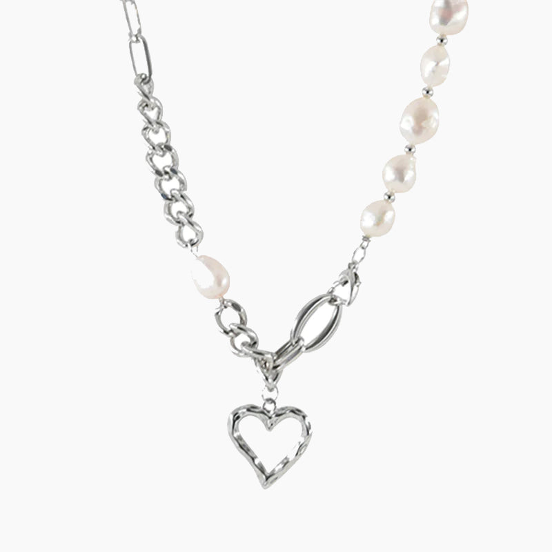 Pearl Love Pendant Necklace