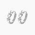 heart huggie, huggie earrings, earrings for women, zicrconia huggie earrings