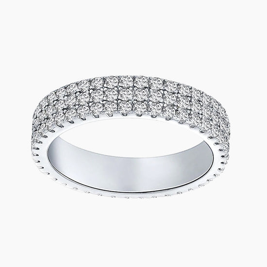 cubic zirconia wedding rings; stunning engagement rings; Eamti;