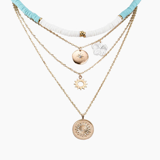 Design retro coin necklace