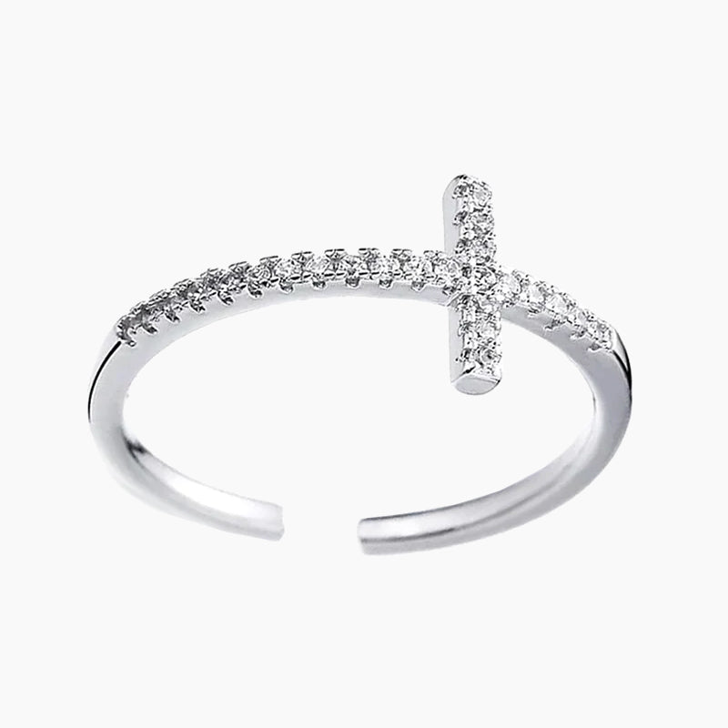 Open Adjustable Stackable Engagement Ring