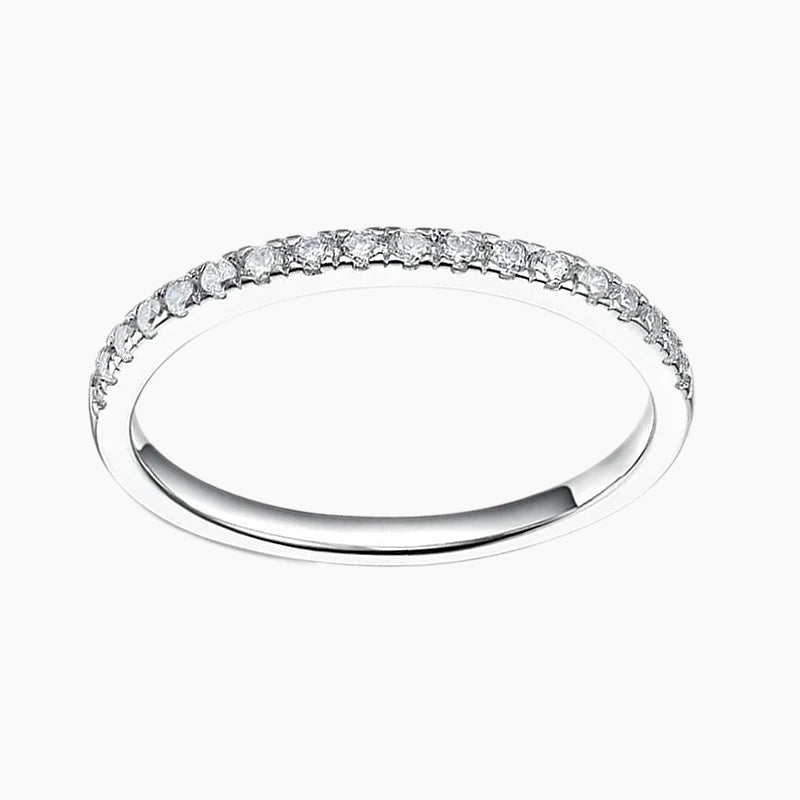 quality engagement rings, sterling silver rings, Eamti, cz stones, stackable rings