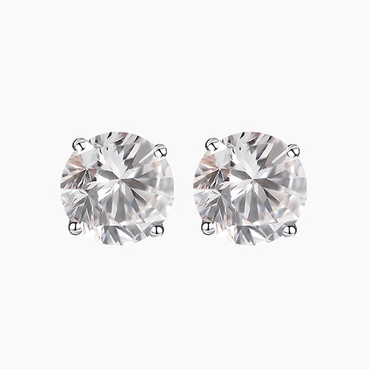 Classic Cubic Zirconia Stud Earrings