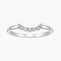 moon ring, stackable rings for women, cubic zirconia rings, stacking rings, s925 wedding rings, crown jewelry