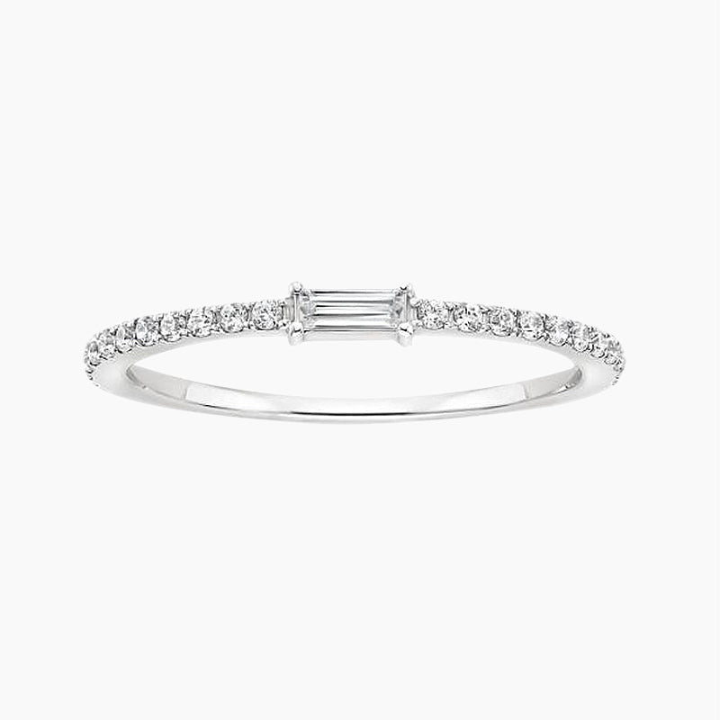 classic sterling silver rings; 925 sterling silver; Eamti, cubic zirconia ring, stackable ring, affordable jewelry for woman, cheap ring under $50, sterling silver wedding ring