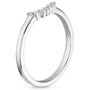 moon ring, stackable rings for women, cubic zirconia rings, stacking rings, s925 wedding rings