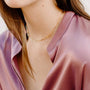 gold plated initial necklace, fashion necklace for women, layered necklace