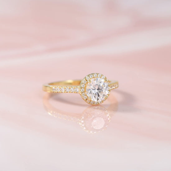 round halo gemstone rings; stunning rings for women; Eamti;