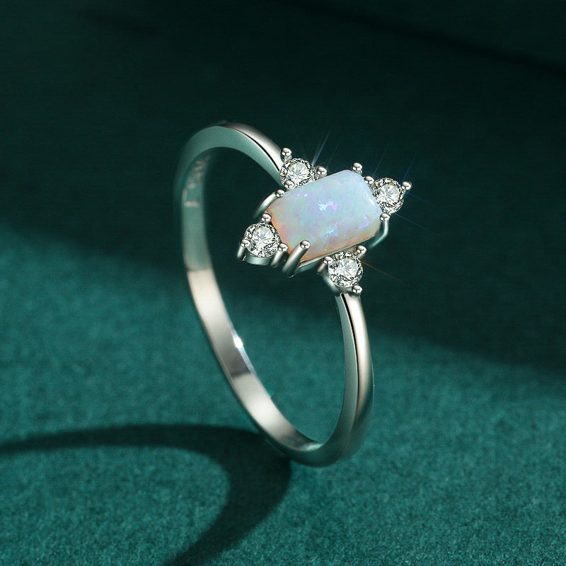 opal rings, birthstone rings, cubic zirconia wedding rings, 925 silver