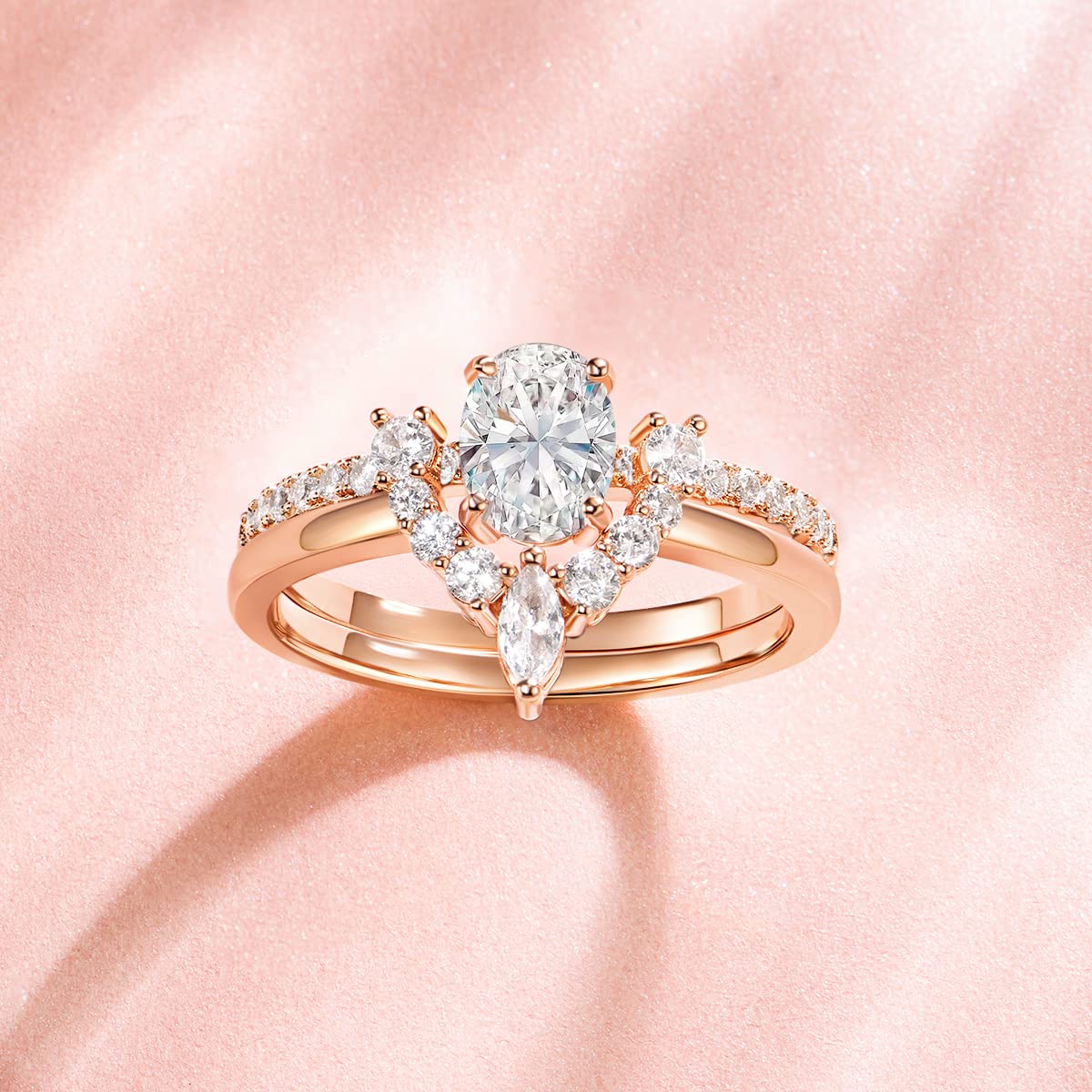 oval cut rings; stunning wedding rings; Eamti;