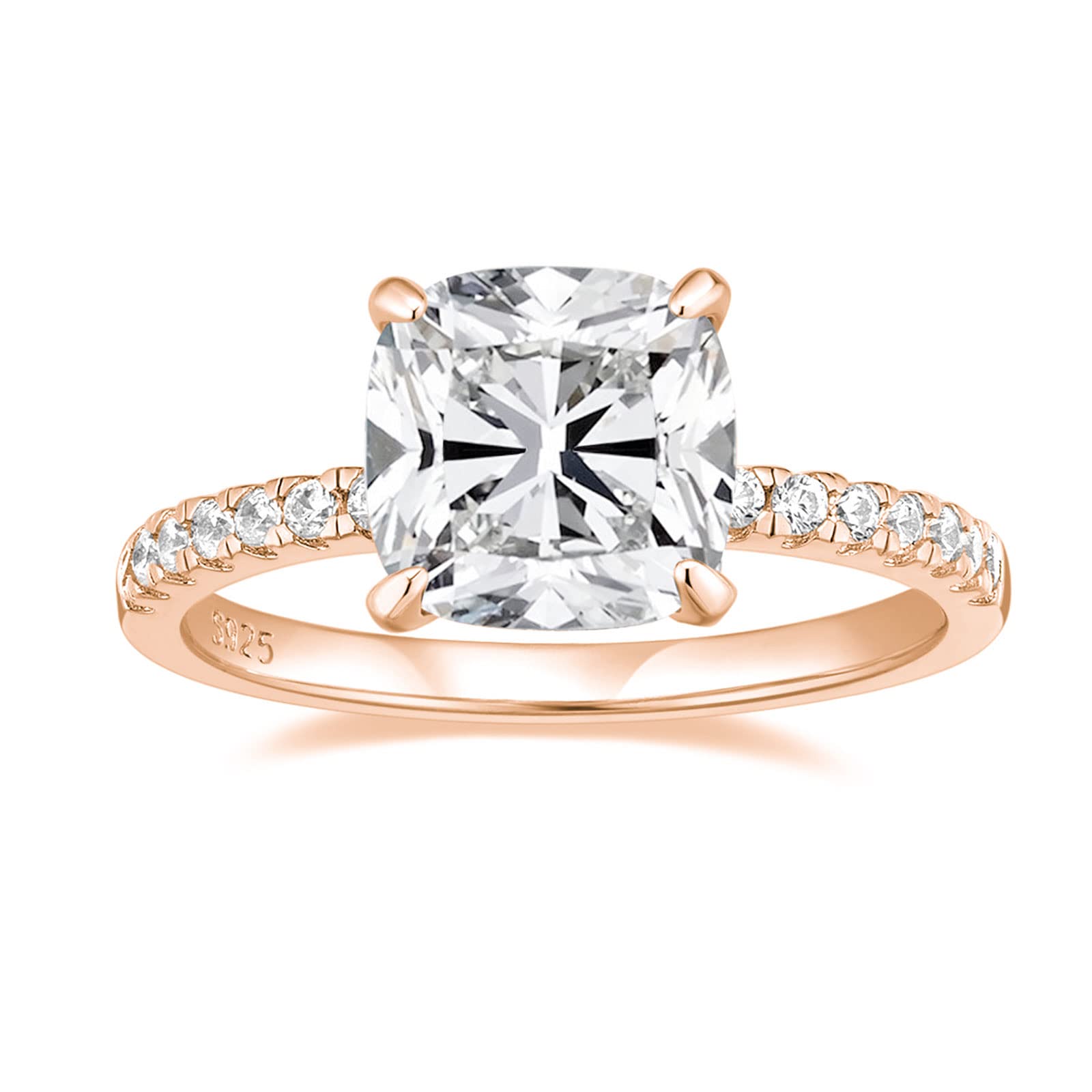 cushion wedding rings; cheap wedding rings; Eamti;