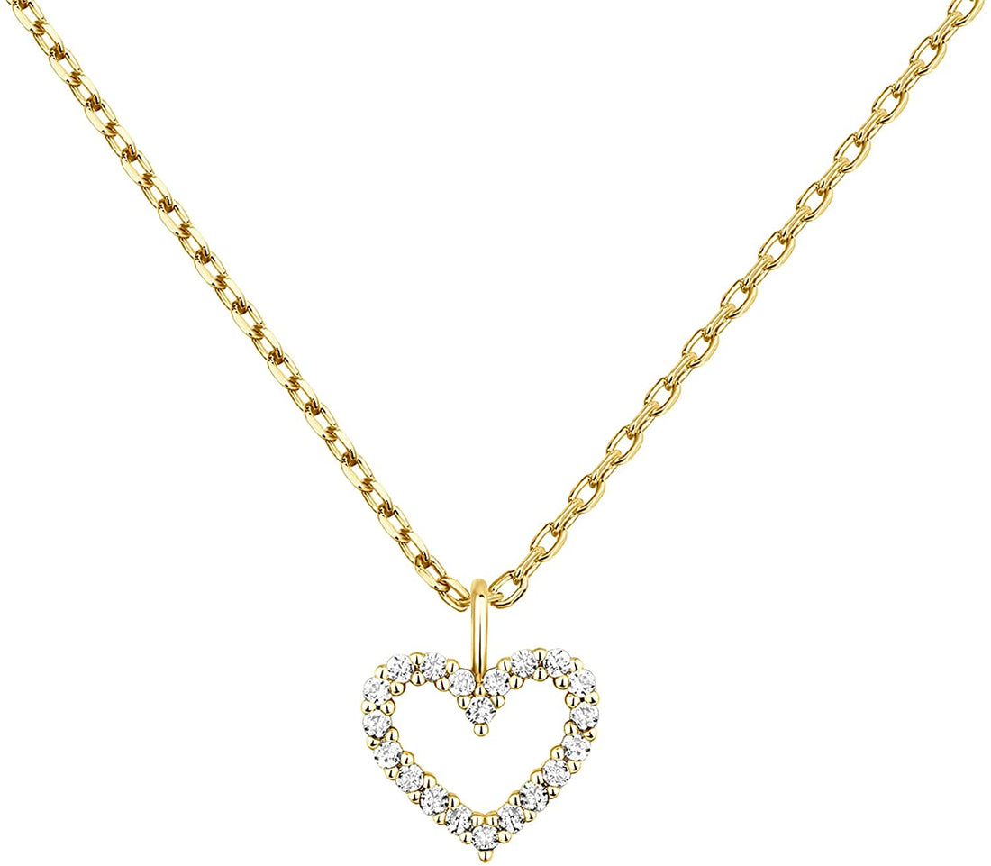 14K Gold Plated Dainty Pendant Necklace