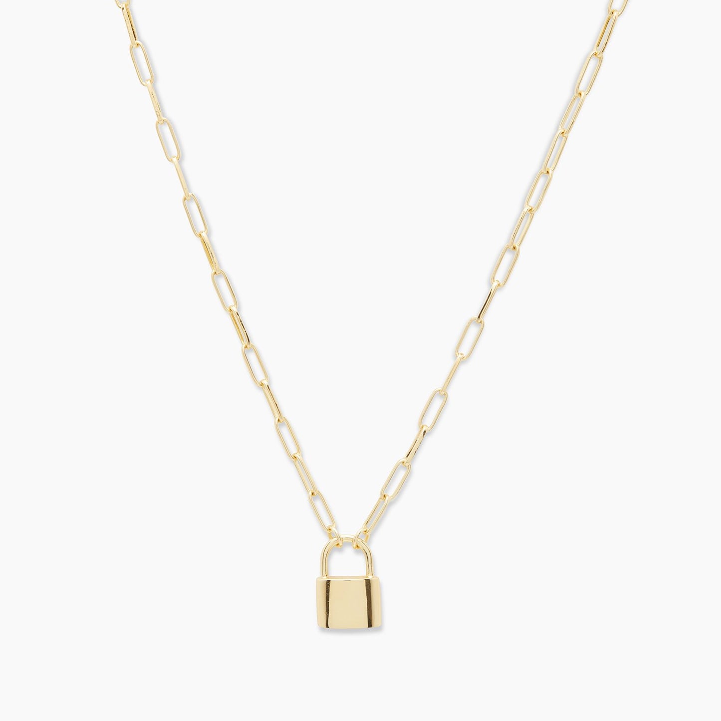 Padlock Charm Necklace