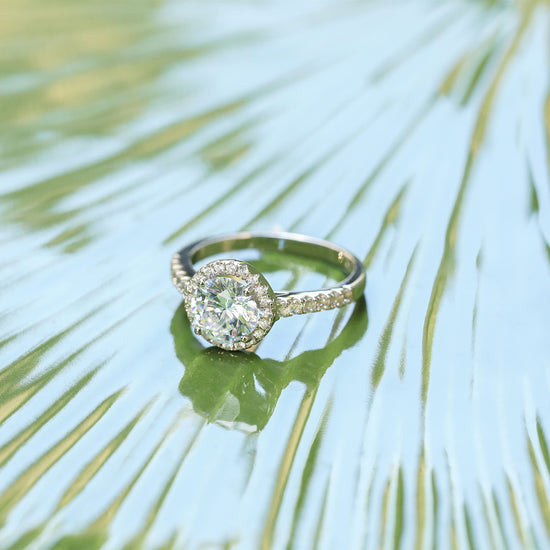 round gemstone ring; unique wedding rings; Eamti;